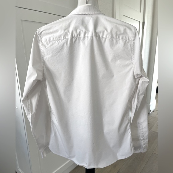 Topman Stretch Skinny Fit White Dress Shirt Size M, Chest 38”-40” - Picture 2 of 8